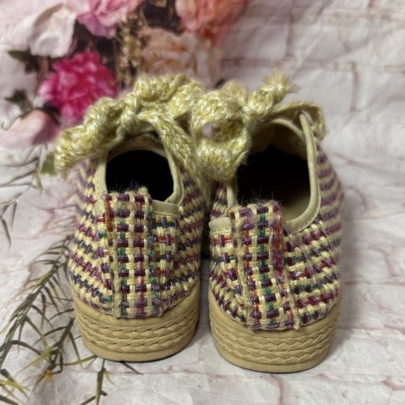 Stylish Multicolor Woven Women's Shoes - Picture 4 of 8